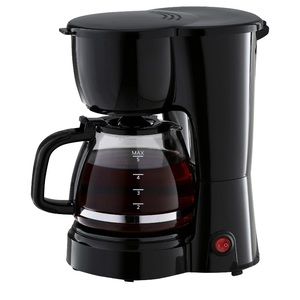Mainstays Black 5-Cup Coffee Maker with Removable Filter Basket